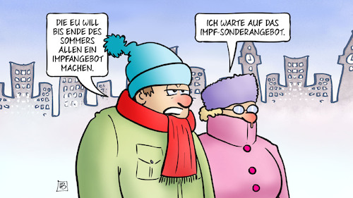 Cartoon: Impfangebot (medium) by Harm Bengen tagged eu,europa,winter,impfangebot,sonderangebot,corona,harm,bengen,cartoon,karikatur,eu,europa,winter,impfangebot,sonderangebot,corona,harm,bengen,cartoon,karikatur