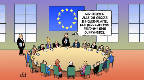 Cartoon: Juncker-Platte (medium) by Harm Bengen tagged juncker,platte,kellner,ober,essen,eu,europa,cameron,gb,currywurst,harm,bengen,cartoon,karikatur,juncker,platte,kellner,ober,essen,eu,europa,cameron,gb,currywurst,harm,bengen,cartoon,karikatur