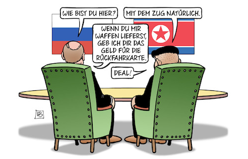 Kim bei Putin