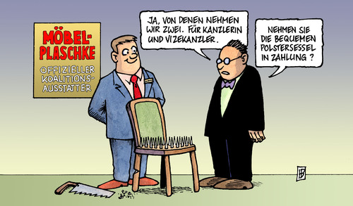 Cartoon: Koalitionsmöbel (medium) by Harm Bengen tagged koalition,moebel,stuhl,stacheln,sitzen,aussitzen,unbequem,kanzler,kanzlerin,merkel,vizekanzler,westerwelle,wahl,nrw,regierungsbildung,regierung,schwarz,gelb,bundestag,bundesrat,koalition,stacheln,sitzen,aussitzen,unbequem,kanzler,kanzlerin,angeler merkel,bundeskanzler,westerwelle,merkel,vizekanzler,wahl,nrw,wahlen,angeler