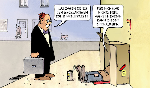 Cartoon: Konjunktur-Karton (medium) by Harm Bengen tagged bettler,konjunkturpaket,karton,konjunktur,paket,geld,wirtschaft,bundesregierung,coronavirus,ansteckung,pandemie,epidemie,krankheit,schaden,harm,bengen,cartoon,karikatur,bettler,konjunkturpaket,karton,konjunktur,paket,geld,wirtschaft,bundesregierung,coronavirus,ansteckung,pandemie,epidemie,krankheit,schaden,harm,bengen,cartoon,karikatur