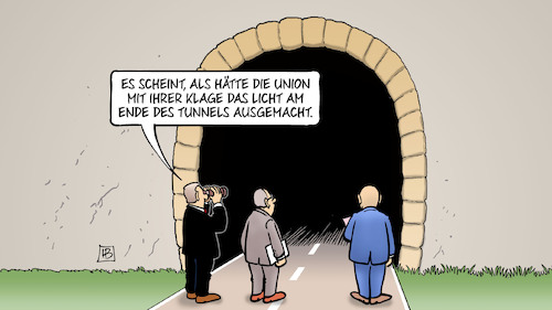 Cartoon: Licht aus (medium) by Harm Bengen tagged union,klage,licht,ende,des,tunnels,klimawandel,60,milliarden,loch,finanzen,schuldenbremse,fernglas,nachtragshaushalt,haushalt,klimatransformationsfonds,bverfg,urteil,harm,bengen,cartoon,karikatur,union,klage,licht,ende,des,tunnels,klimawandel,60,milliarden,loch,finanzen,schuldenbremse,fernglas,nachtragshaushalt,haushalt,klimatransformationsfonds,bverfg,urteil,harm,bengen,cartoon,karikatur