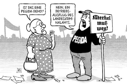 LKA und Pegida