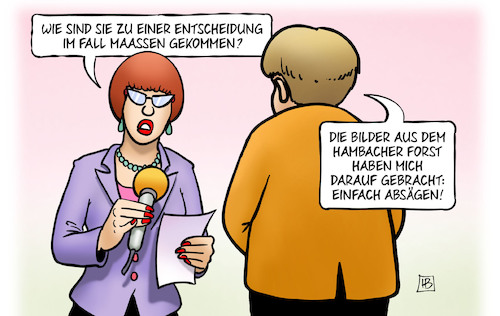 Cartoon: Maaßen absägen (medium) by Harm Bengen tagged entscheidung,fall,interview,merkel,hambacher,forst,absägen,rauswurf,geheimdienste,verfassung,belege,hetzjagden,maassen,verfassungsschutzpräsident,seehofer,chemnitz,vertuschung,video,nazis,afd,rechtsradikalismus,harm,bengen,cartoon,karikatur,entscheidung,fall,interview,merkel,hambacher,forst,absägen,rauswurf,geheimdienste,verfassung,belege,hetzjagden,maassen,verfassungsschutzpräsident,seehofer,chemnitz,vertuschung,video,nazis,afd,rechtsradikalismus,harm,bengen,cartoon,karikatur