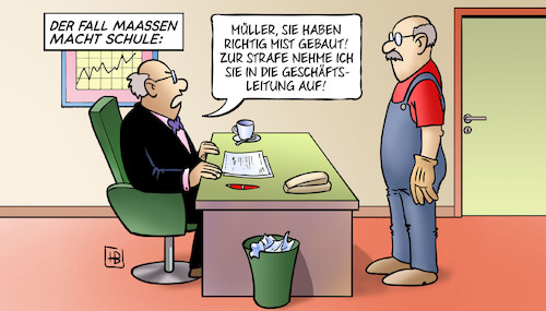 Cartoon: Maaßen und Folgen (medium) by Harm Bengen tagged strafe,geschäftsleitung,chef,firma,nahles,groko,spd,csu,cdu,merkel,rauswurf,geheimdienste,verfassung,belege,hetzjagden,maassen,verfassungsschutzpräsident,seehofer,chemnitz,vertuschung,video,nazis,afd,rechtsradikalismus,harm,bengen,cartoon,karikatur,strafe,geschäftsleitung,chef,firma,nahles,groko,spd,csu,cdu,merkel,rauswurf,geheimdienste,verfassung,belege,hetzjagden,maassen,verfassungsschutzpräsident,seehofer,chemnitz,vertuschung,video,nazis,afd,rechtsradikalismus,harm,bengen,cartoon,karikatur