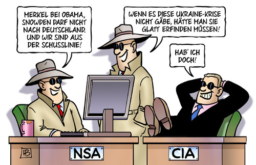 Cartoon: Merkel-Snowden-Ukraine (medium) by Harm Bengen tagged merkel,obama,snowden,deutschland,ukraine,krise,geheimdienste,cia,nsa,skandal,umsturz,usa,russland,harm,bengen,cartoon,karikatur,merkel,obama,snowden,deutschland,ukraine,krise,geheimdienste,cia,nsa,skandal,umsturz,usa,russland,harm,bengen,cartoon,karikatur