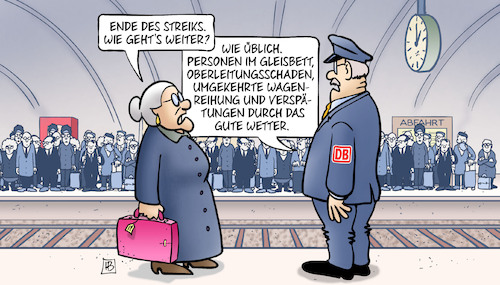 Nach dem Bahnstreik