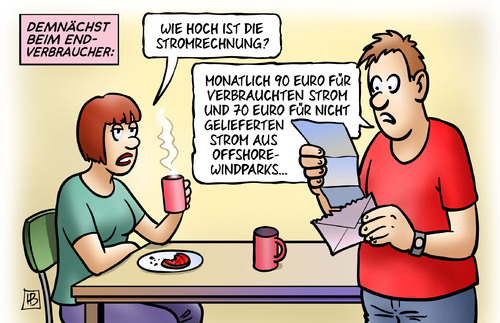 Cartoon: Offshore-Garantien (medium) by Harm Bengen tagged stromrechnung,endverbraucher,monatlich,euro,strom,offshorewindparks,energiewende,altmaier,roesler,aigner,bundesregierung,streit,stromriesen,energiekonzerne,harm,bengen,cartoon,karikatur,endverbraucher,stromrechnung,monatlich,euro,strom,offshorewindparks,energiewende,altmaier,roesler,aigner,bundesregierung,streit,stromriesen,energiekonzerne,harm,bengen,cartoon,karikatur