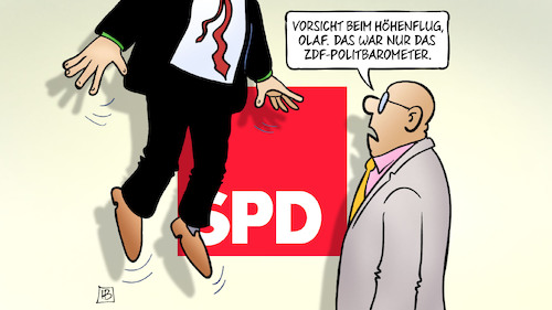 Cartoon: Olaf-Höhenflug (medium) by Harm Bengen tagged höhenflug,olaf,scholz,zdf,politbarometer,spd,kanzlerkandidat,bundestagswahl,schweben,fliegen,harm,bengen,cartoon,karikatur,höhenflug,olaf,scholz,zdf,politbarometer,spd,kanzlerkandidat,bundestagswahl,schweben,fliegen,harm,bengen,cartoon,karikatur