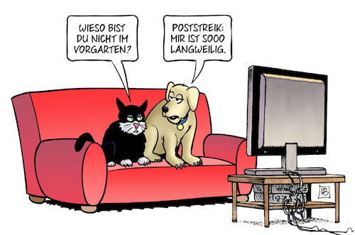 Poststreik und Hund