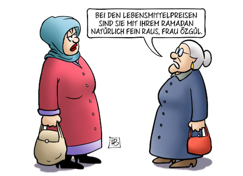 Cartoon: Ramadan 2022 (medium) by Harm Bengen tagged lebensmittelpreise,fasten,ramadan,islam,susemil,harm,bengen,cartoon,karikatur,lebensmittelpreise,fasten,ramadan,islam,susemil,harm,bengen,cartoon,karikatur