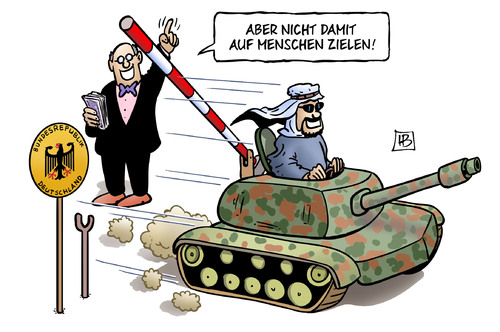 Cartoon: Rüstungsexporte (medium) by Harm Bengen tagged rüstungsexporte,waffen,kriegswaffen,kabinett,exportgenehmigungen,harm,bengen,cartoon,karikatur,rüstungsexporte,waffen,kriegswaffen,kabinett,exportgenehmigungen,harm,bengen,cartoon,karikatur