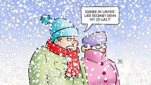 Schnee im Winter