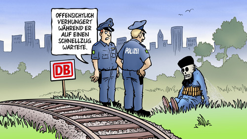 Cartoon: Schnellzug (medium) by Harm Bengen tagged grube,bahnhof,chaos,pannen,stellwerker,stellwerk,bundesregierung,deutsche,verkehrsminister,ramsauer,mainz,bahn,geld,bund,kefer,verhungert,nsa,anschlag,terror,schnellzug,harm,skelett,cartoon,bengen,karikatur,ramsauer,verkehrsminister,bundesregierung,deutsche,bahn,mainz,stellwerk,stellwerker,pannen,chaos,bahnhof,grube,kefer,bund,geld,schnellzug,terror,anschlag,nsa,verhungert,skelett,harm,bengen,cartoon,karikatur