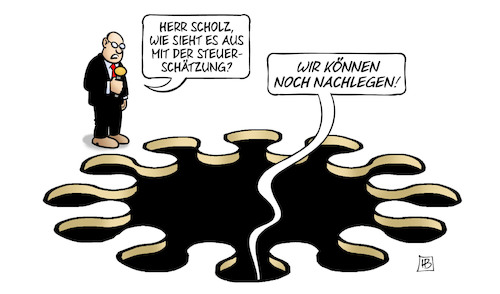 Cartoon: Scholz kann nachlegen (medium) by Harm Bengen tagged finanzminister,scholz,steuerschätzung,nachlegen,reporter,interview,corona,loch,wirtschaft,konjunktur,harm,bengen,cartoon,karikatur,finanzminister,scholz,steuerschätzung,nachlegen,reporter,interview,corona,loch,wirtschaft,konjunktur,harm,bengen,cartoon,karikatur