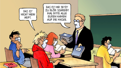 Schulen und Masken