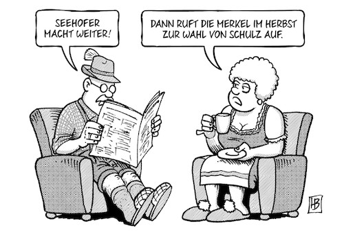 Seehofer macht weiter Seehofer macht weiter