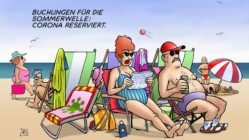 Cartoon: Sommerwelle (medium) by Harm Bengen tagged buchungen,sommerwelle,corona,reserviert,reservierungen,handtuch,strand,lauterbach,warnung,inzidenz,virus,harm,bengen,cartoon,karikatur,buchungen,sommerwelle,corona,reserviert,reservierungen,handtuch,strand,lauterbach,warnung,inzidenz,virus,harm,bengen,cartoon,karikatur