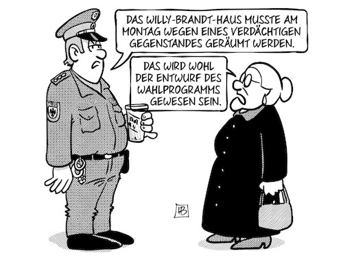 SPD-Zentrale geräumt