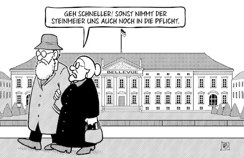 Steinmeier nimmt in die Pflicht Steinmeier nimmt in die Pflicht
