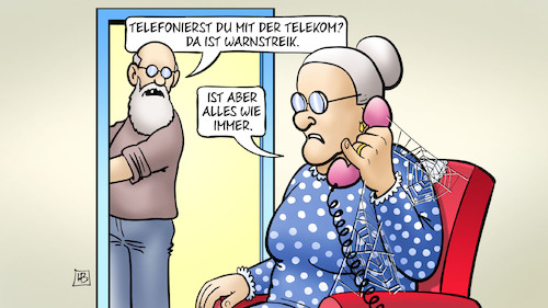 Telekom-Warnstreik
