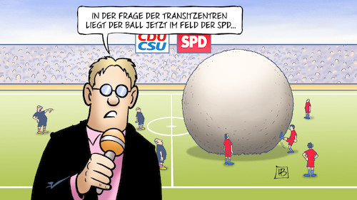 Transitzentren-Ball