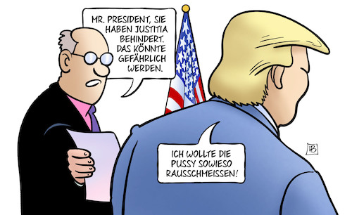 Cartoon: Trump und Justitia (medium) by Harm Bengen tagged president,präsident,justitia,behindern,trump,usa,flinn,comey,pussy,rausschmeissen,harm,bengen,cartoon,karikatur,president,präsident,justitia,behindern,trump,usa,flinn,comey,pussy,rausschmeissen,harm,bengen,cartoon,karikatur