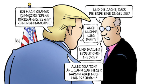 Cartoon: Trump und Klima (medium) by Harm Bengen tagged trump,obama,klimaschutzplan,klimawandel,erde,kugel,darwin,evolutionstheorie,präsident,usa,harm,bengen,cartoon,karikatur,trump,obama,klimaschutzplan,klimawandel,erde,kugel,darwin,evolutionstheorie,präsident,usa,harm,bengen,cartoon,karikatur