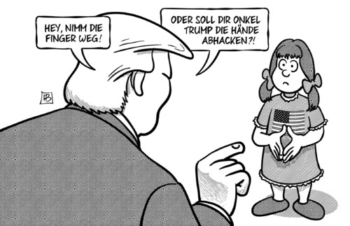 Trump und Merkel