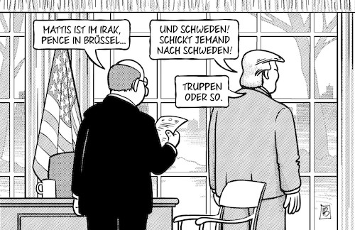 Trump und Schweden Trump und Schweden