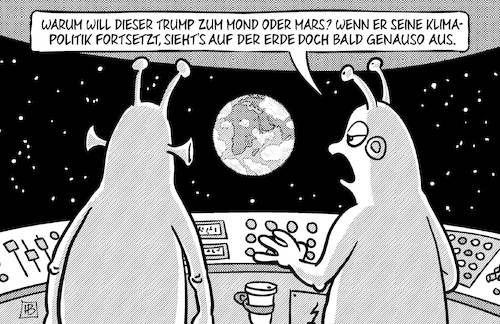 Trump zum Mond Trump zum Mond