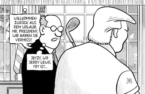 Trumps Urlaubsende Trumps Urlaubsende