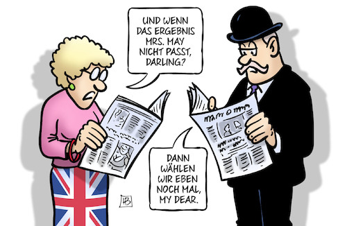 Cartoon: UK-Wahl-Ergebnis (medium) by Harm Bengen tagged uk,gb,wahl,ergebnis,may,brexit,harm,bengen,cartoon,karikatur,uk,gb,wahl,ergebnis,may,brexit,harm,bengen,cartoon,karikatur