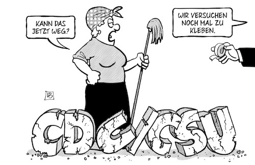 Union zerbröselt Union zerbröselt