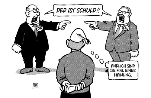 Unions-Schuldzuweisungen