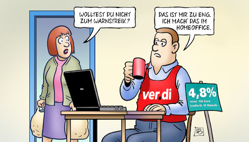 Cartoon: Verdi-Warnstreiks 2020 (medium) by Harm Bengen tagged verdi,warnstreik,corona,digital,laptop,homeoffice,tarifrunde,tarifverhandlungen,oeffentlicher,dienst,harm,bengen,cartoon,karikatur,verdi,warnstreik,corona,digital,laptop,homeoffice,tarifrunde,tarifverhandlungen,oeffentlicher,dienst,harm,bengen,cartoon,karikatur