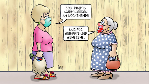 Cartoon: Warm für Geimpfte (medium) by Harm Bengen tagged warm,wochenende,zaun,corona,masken,impfung,sonderrechte,freiheiten,geimpfte,genesene,susemil,harm,bengen,cartoon,karikatur,warm,wochenende,zaun,corona,masken,impfung,sonderrechte,freiheiten,geimpfte,genesene,susemil,harm,bengen,cartoon,karikatur