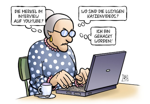 Youtuber und Merkel
