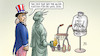 Cartoon: Alternativen 2024 (small) by Harm Bengen tagged alternativen,2024,uncle,sam,freiheitsstatue,liberty,rollator,zwangsjacke,alt,verrückt,republikaner,demokraten,midterms,wahlen,usa,harm,bengen,cartoon,karikatur