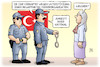 Cartoon: Amnesty-Verhaftungen (small) by Harm Bengen tagged türkei,polizei,verhaftungen,unterstützung,terrororganisation,amnesty,international,idil,eser,harm,bengen,cartoon,karikatur