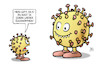 Cartoon: BA.5 (small) by Harm Bengen tagged ba5,corona,virus,viren,zugenommen,mutationen,varianten,harm,bengen,cartoon,karikatur