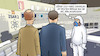 Cartoon: Besuch in Isar2 (small) by Harm Bengen tagged besuch,isar2,söder,merz,strahlen,abklingbecken,akw,kernkraftwerk,laufzeitverlängerung,harm,bengen,cartoon,karikatur