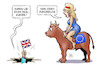 Cartoon: Brexit-Deal (small) by Harm Bengen tagged brexit,deal,europa,stier,gb,uk,may,durchbruch,harm,bengen,cartoon,karikatur