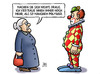 Cartoon: Clown-Vertrauen (small) by Harm Bengen tagged politiker,horrorclowns,vertrauen,susemil,harm,bengen,cartoon,karikatur