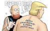 Cartoon: Drecksloch-Länder (small) by Harm Bengen tagged drecksloch,länder,trump,präsident,usa,tattoo,rassismus,harm,bengen,cartoon,karikatur