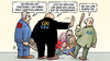 Cartoon: Einschlagen (small) by Harm Bengen tagged landtagswahlen,schlagen,einschlagen,spd,cdu,csu,afd,populismus,fluechtlinge,flucht,terror,rechts,harm,bengen,cartoon,karikatur