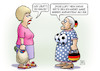 Cartoon: EM-Kaderaufstellung (small) by Harm Bengen tagged susemil,mann,em,kader,aufstellung,fussball,streit,jutta,harm,bengen,cartoon,karikatur
