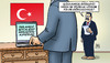 Cartoon: Erdogan-Krönung (small) by Harm Bengen tagged parlament,beschluss,immunitätsaufhebung,erdogan,türkei,präsident,autokratie,kurden,strafverfolgung,krönungsmesse,harm,bengen,cartoon,karikatur