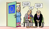 Cartoon: Es ist ein Juncker (small) by Harm Bengen tagged juncker,eu,europaparlament,kommissionspräsident,wahl,geburt,harm,bengen,cartoon,karikatur