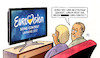 Cartoon: ESC-Ergebnis (small) by Harm Bengen tagged mist,gehackt,hacker,internet,computer,song,contest,tv,esc,gewinnen,singen,harm,bengen,cartoon,karikatur